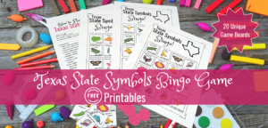 Read more about the article Texas State Symbols Bingo | Free Printables