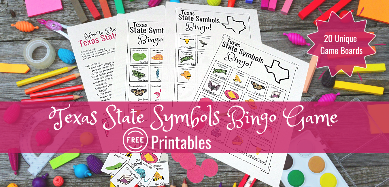 You are currently viewing Texas State Symbols Bingo | Free Printables