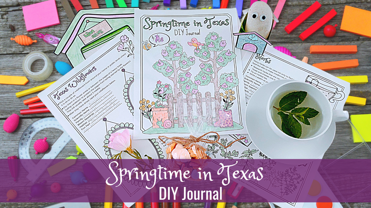 Springtime in Texas DIY Journal - Field Trip Texas