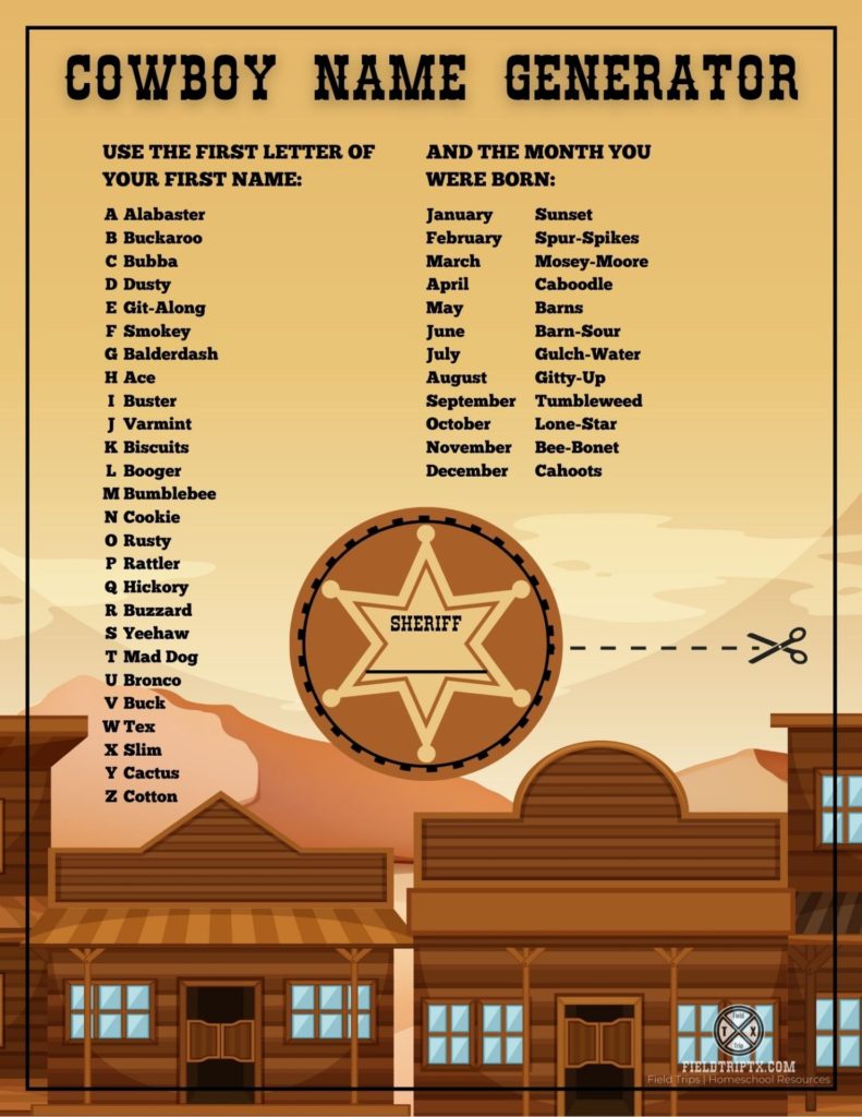 Old Western Gang Names Generator