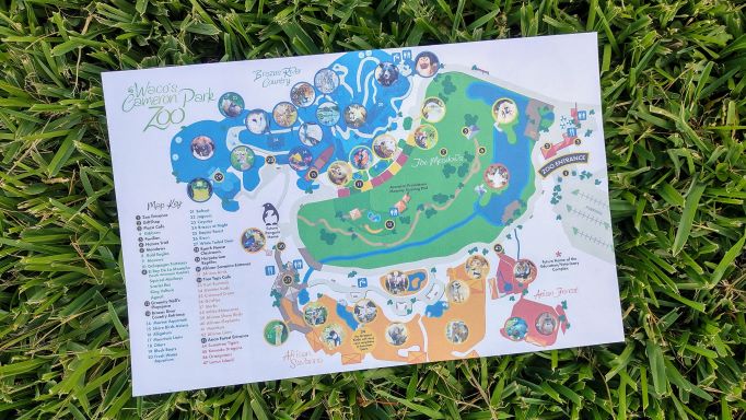 Waco Zoo Map
