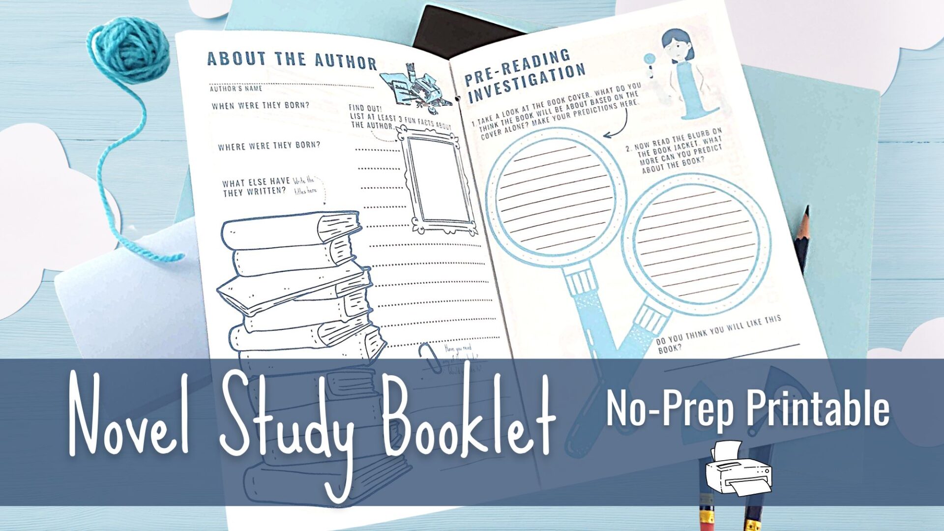 Read more about the article Novel Study | Guide & Activities for Any Book