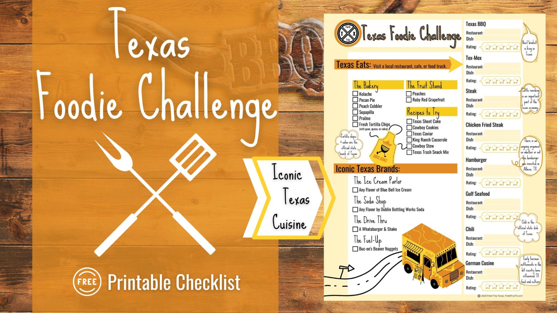 You are currently viewing Texas Foodie Challenge | Try Iconic Texas Foods!
