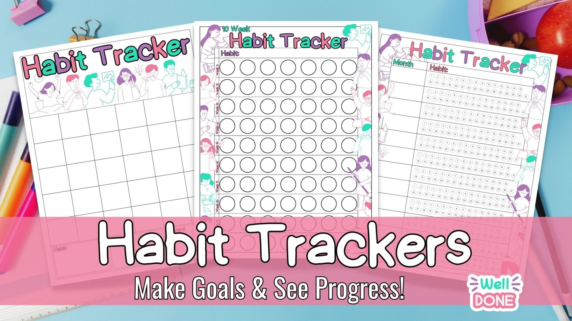 You are currently viewing Habit Trackers | An Easy & Effective Way to Achieve Goals