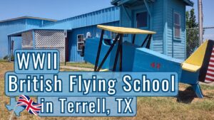 Read more about the article Royal Air Force Pilots Trained in Terrell, Texas During WWII | Visit the British Flying School Museum